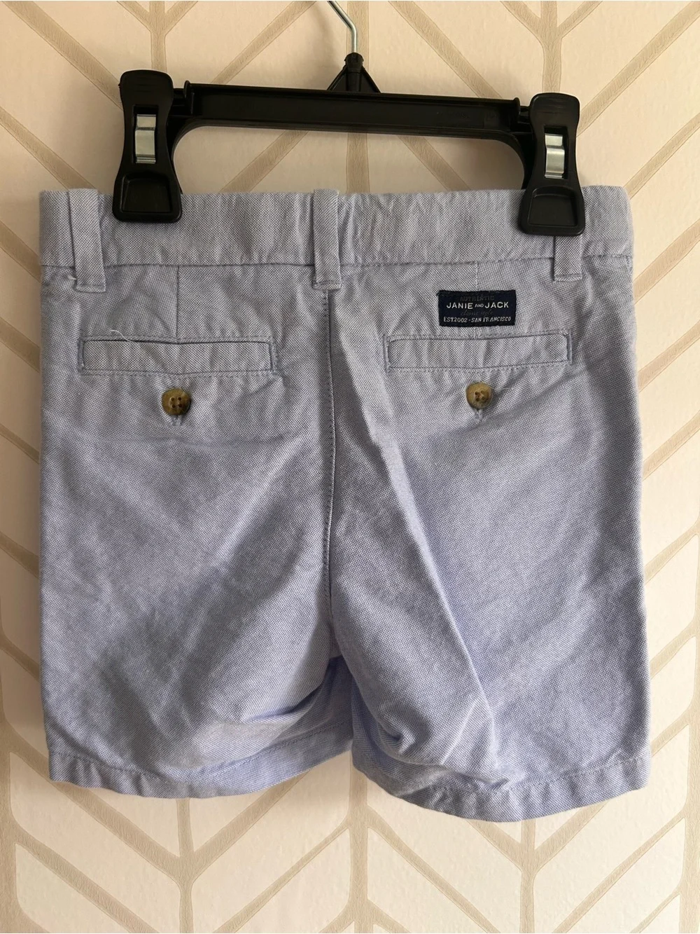 *Janie and Jack* Blue Chambray Shorts